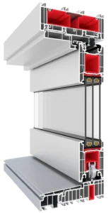 Porte coulissante Premidoor 76 - isolation et élégance moderne